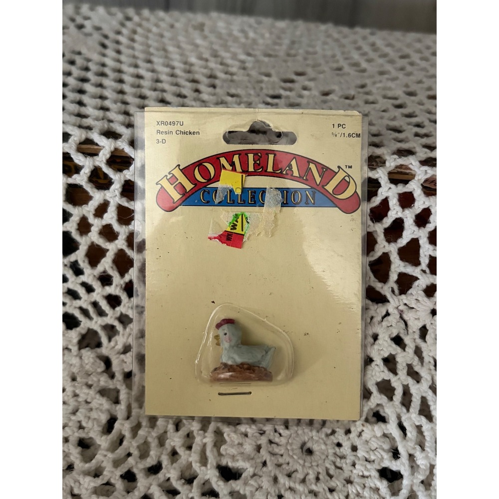 Homeland Collection Resin Chicken Miniature Figurine Wangs International